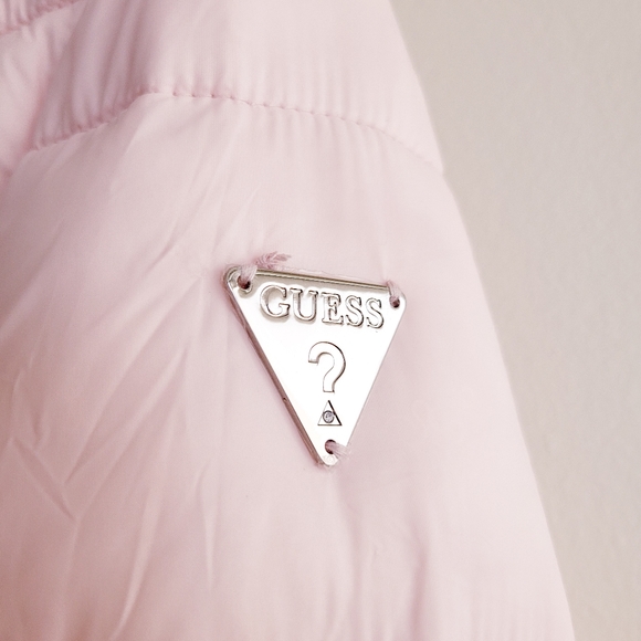 🚫SOLD: GUESS Pink Puffer Jacket - Picture 7 of 10